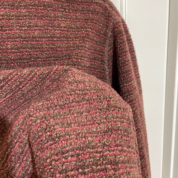 Vintage Woolrich Black Cherry Womens Red Full Zip Jacket Large Gorpcore hiking - Picture 10 of 11